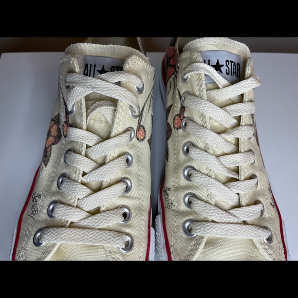 Converse Chuck Taylor Sailor Jerry Men's Sz 9 Women's Sz 11 Tattoo Print - Picture 4 of 12